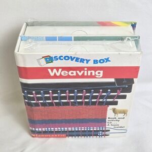 Scholastic Discovery Boxes: Weaving & Color Crafting Activity Kits Vintage 90s
